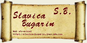 Slavica Bugarin vizit kartica